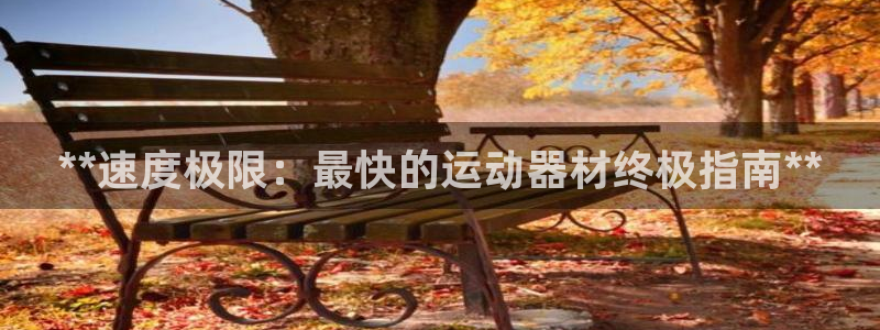 意昂体育3：**速度极限：最快的运动器材终极指南**