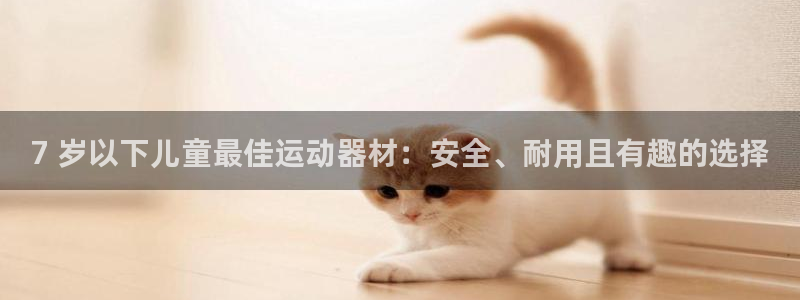意昂体育3：7 岁以下儿童最佳运动器材：安全、耐用且